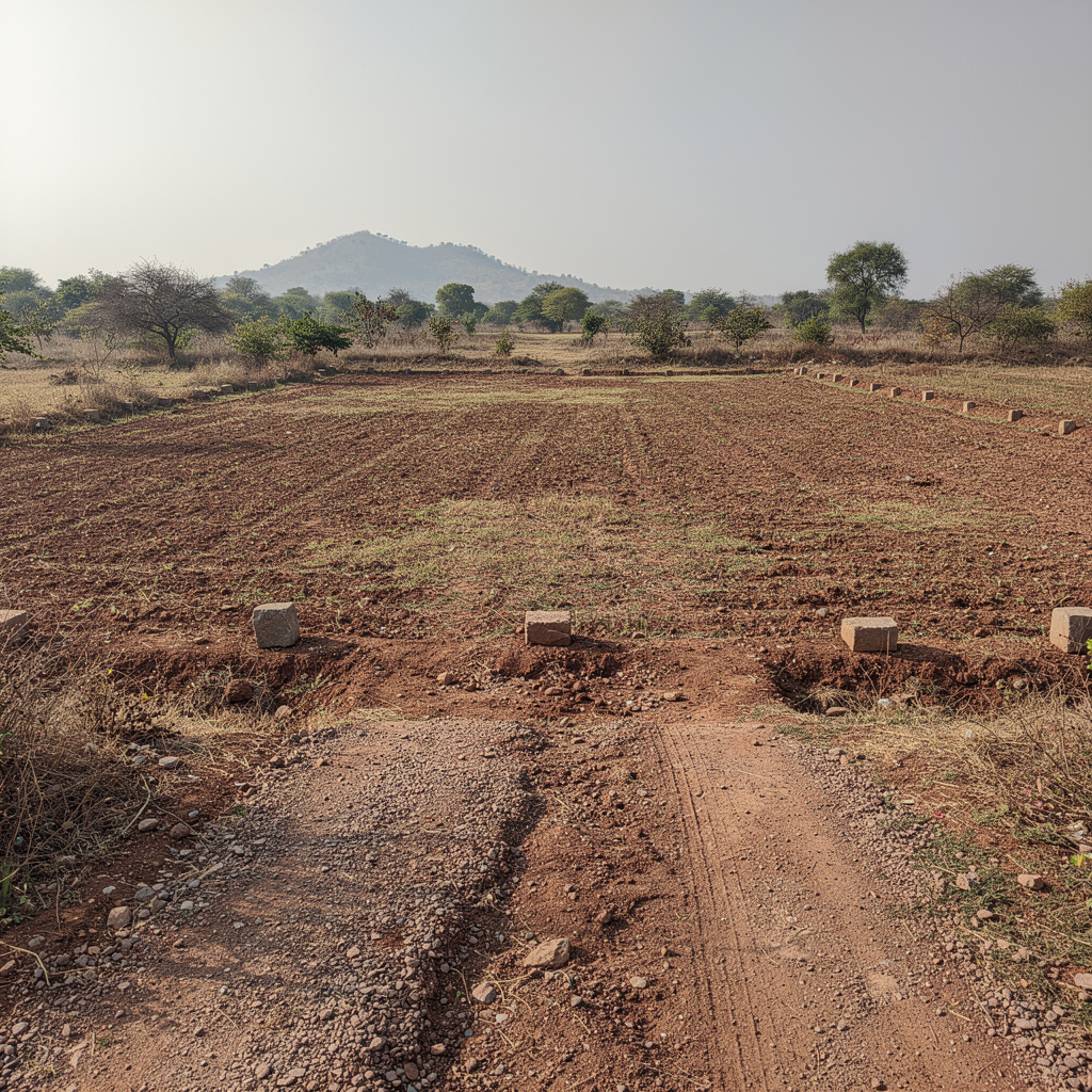 AI-generated illustration of 1470 Var Plot for Outright Sale in Wadala Shivar, Nashik